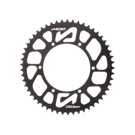 Corona MOST Crown 420 53 dientes Derbi DRD / GPR negro anodizado