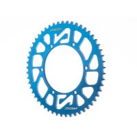 Corona MOST Crown 420 – 53 dientes Derbi DRD / GPR azul anodizado