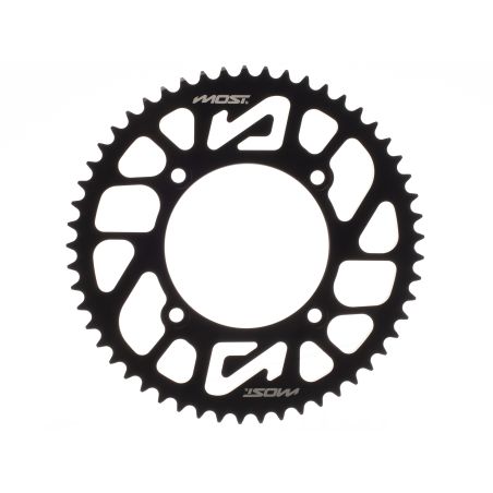 Corona MOST Crown 420 53 dientes Beta RR 50cc negro anodizado