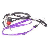 Interruptor paro magnetico Most Racing negro rojo cordon morado
