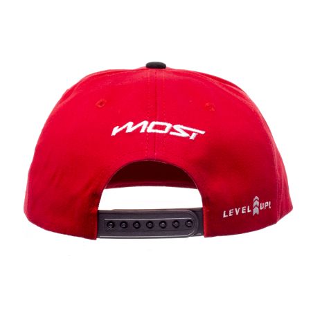 Casquette Most Racing Level UP rouge