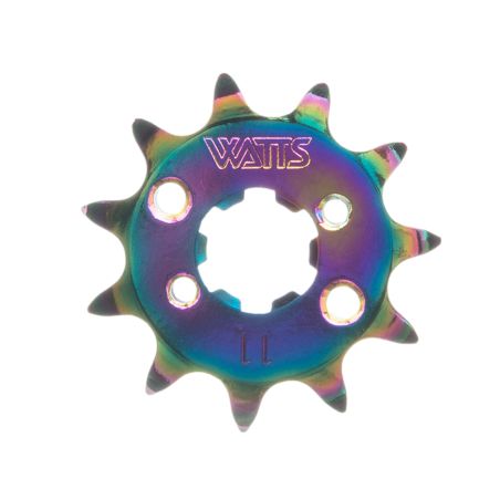 Piñón Watts Derbi después de 99 Z11 420 titanio azul