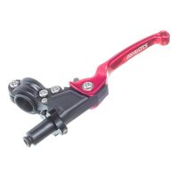 Palanca de embrague ajustable y plegable WATTS en color rojo