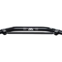 Manillar Watts con barra, 28,6 mm, doble tubo, color negro