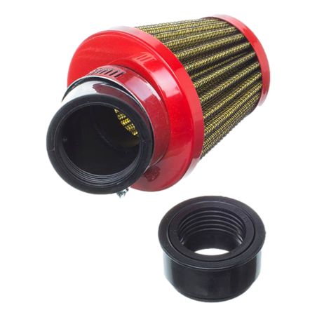 Filtre à air Watts type K&N rouge 28-35mm incliné