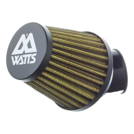 Filtre à air Watts type K&N noir 28-35mm incliné