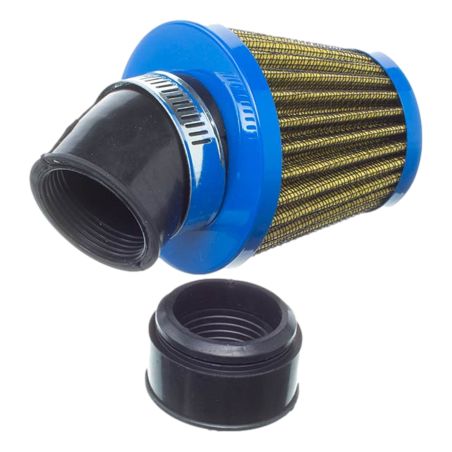 Filtre à air Watts type K&N bleu 28-35mm incliné