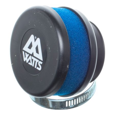Filtro de aire Watts corto de espuma azul 49 mm