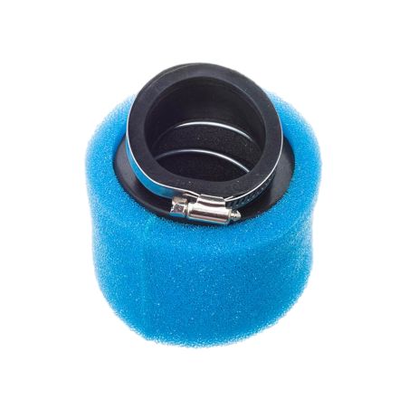 Filtro de aire cross Watts de espuma acodado azul 49mm