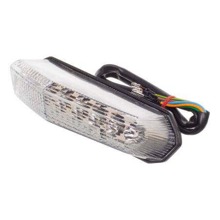 Feu arrière Derbi transparent avec clignotant intégrés