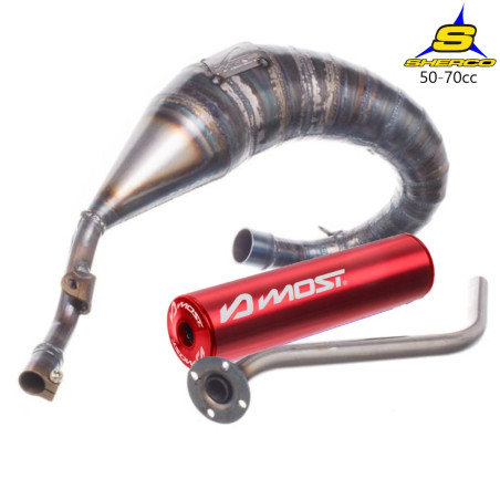 Escape Most 50/70cc paso por arriba Sherco rojo
