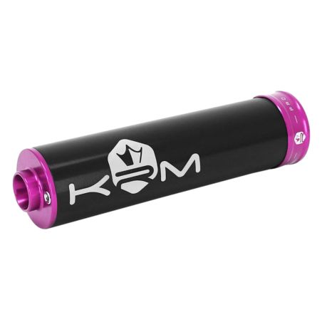 Silenciador de escape KRM Pro Ride 50-70cc negro/ rosa