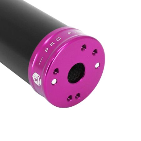 Silenciador de escape KRM Pro Ride 50-70cc negro/ rosa