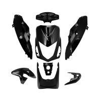 Kit de carenado TNT adaptable para TNT Motor Roma / Neco One color negro mate.