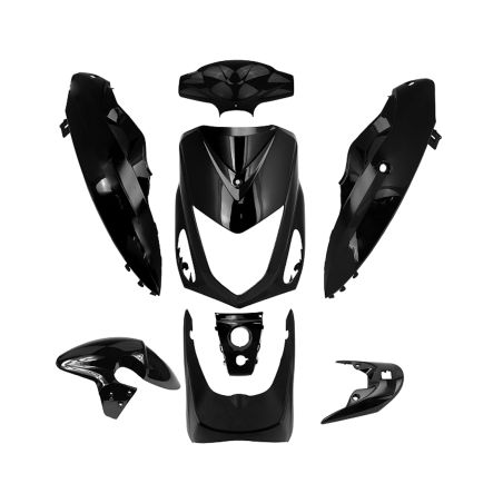 Kit de carenado TNT adaptable para TNT Motor Roma / Neco One color negro mate.
