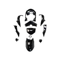 Kit carénage TNT adaptable Yamaha Cygnus X 125cc de 2009 à 2012 noir Brillant