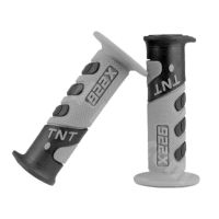Par Puños Manillar - TNT - X226 - GRIS - NEGRO