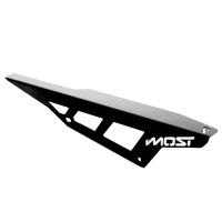 Protector de cadena Most Yamaha DT 50 aluminio negro