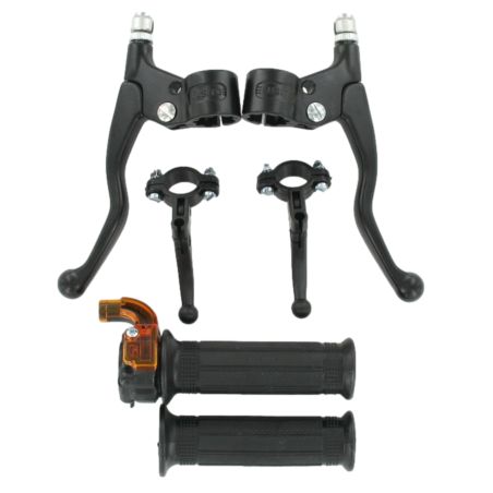 Kit de puños de gas mini Targa negro