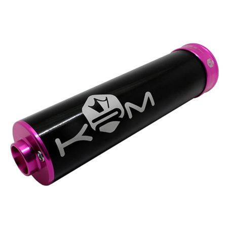 Silencieux d'échappement KRM Pro Ride 70-90cc noir/rose