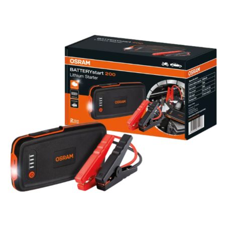 Booster de démarrage Osram avec fonction batterie de secours BatteryStart200