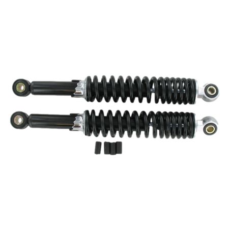 Amortiguadores regulables de 260 mm en negro (El par)