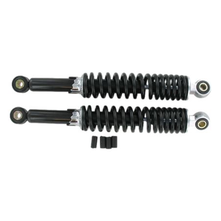 Amortiguadores regulables de 320 mm en negro (El par)