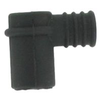 Antiparasitario Ø7 mm de silicona – Negro