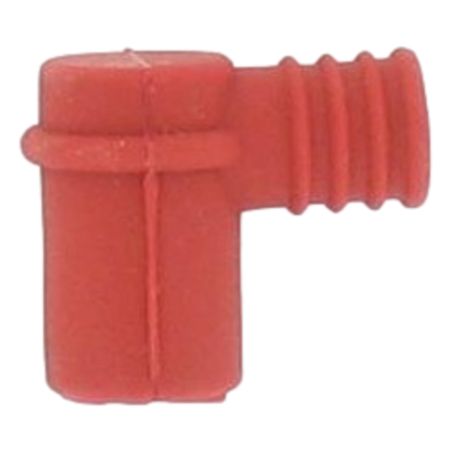 Antiparasitario Ø7 mm de silicona – Rojo
