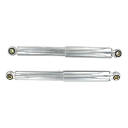 Amortisseur lisse 320 mm Chromé (La paire)