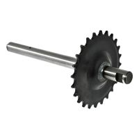 Eje de pedalier Cyclo PEUGEOT – con corona de 24 dientes negra