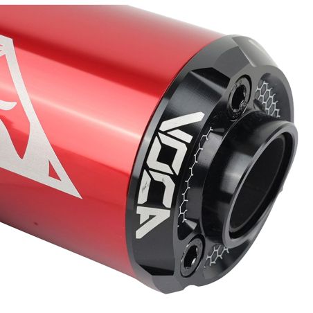 Pot d'échappement Voca Cross Rookie 50 /70cc Beat RR après 2021 rouge