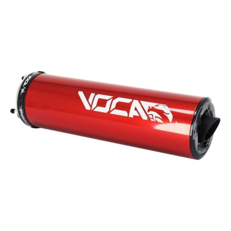 Silencieux de pot Mécaboîte  - VOCA Racing Alu Rouge