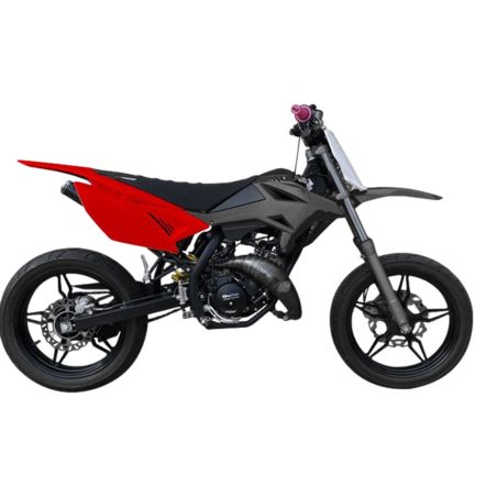 Kit carénage Watts Beta RR 2012 - 2020 avant noir arrière rouge