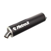 Silencieux d'échappement Metrakit noir mécaboîte