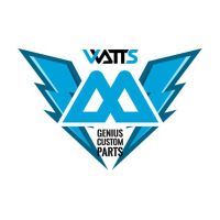 Autocollant Watts Lightning blanc