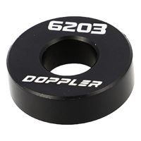 Falso rodamiento Doppler 6203 de aluminio negro