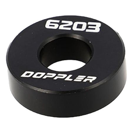 Falso rodamiento Doppler 6203 de aluminio negro