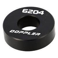Falso rodamiento Doppler 6204 de aluminio negro