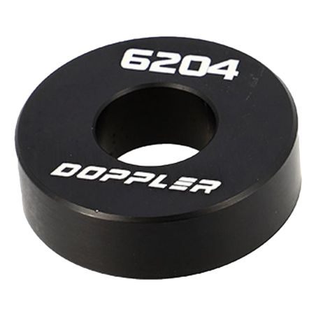 Falso rodamiento Doppler 6204 de aluminio negro