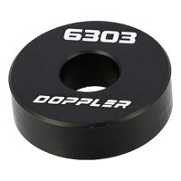 Falso rodamiento Doppler 6303 de aluminio negro