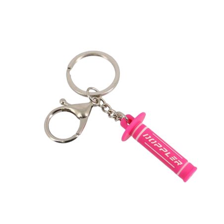 Porte clés Doppler poignée rose