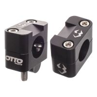 Soportes de manillar OTTO Parts negros de 28,6 mm