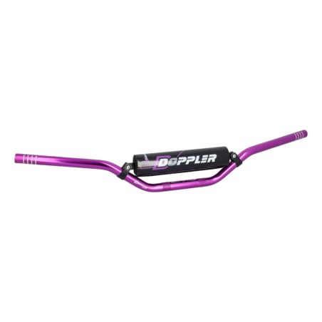 Manillar Doppler Cross bar con protector de manillar  22 mm violeta