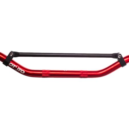 Guidon aluminium bas OTTO Parts 22mm rouge