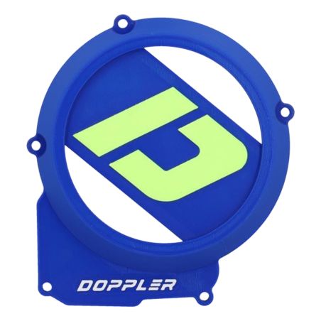 Carter d'allumage Doppler Minarelli AM6 Bleu /Jaune Fluo