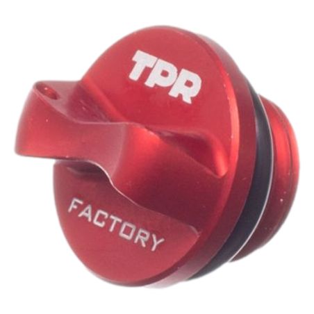 Tapón de aceite Top Performances para Minarelli AM6 rojo