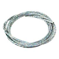 Gaine cable de gaz lazer chromé 1m