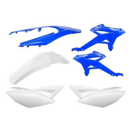 Kit de carenado Watts Beta RR posterior a 2012 blanco y azul