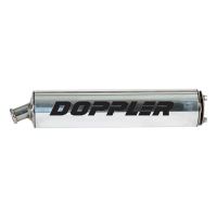 Silencieux Doppler ER1 alu poli 3 Fixations